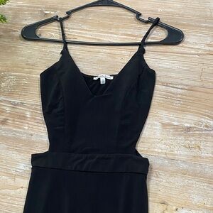 Charlotte Russe Black Sleeveless Jumpsuit